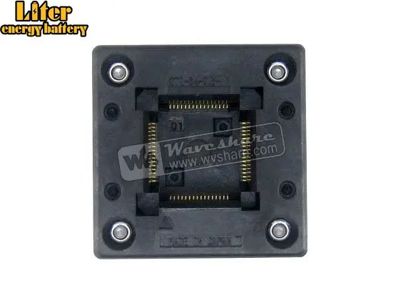 QFP64 TQFP64 LQFP64 PQFP64 OTQ-64-0.5-01 Enplas QFP IC Test Burn-In Socket 0.5mm Pitch | Компьютеры и офис