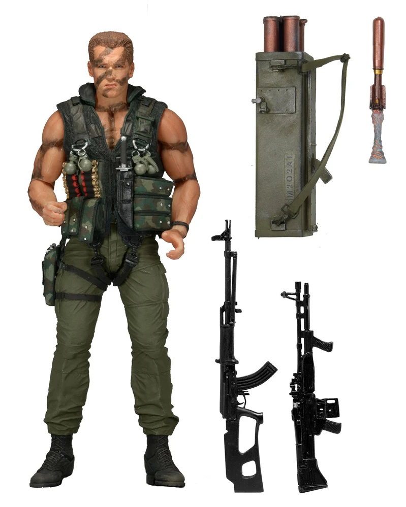 Hot NECA Klasik Commando Arnold 