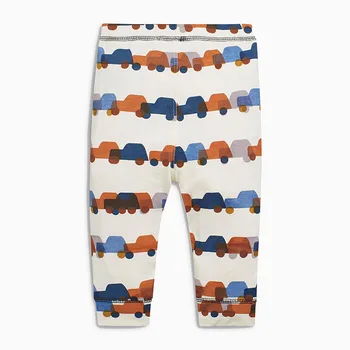 

Little Maven New Spring Autumn Brand Children Cute Cars Printed Basic Quality Cotton Knitted Elastic Girls Casual Pants Casual