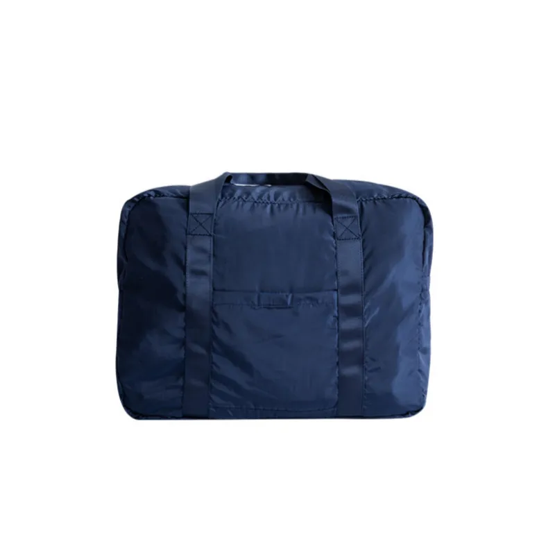 Дорожные складные сумки, водонепроницаемая дорожная сумка, Большая вместительная нейлоновая унисекс сумка для багажа - Цвет: Navy