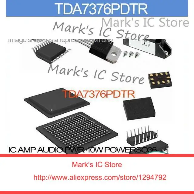TDA7376PDTR IC AMP AUDIO PWR 40W POWERSO36 TDA7376PD 7376 TDA7376 7376P ...