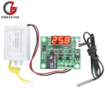 

110V 220V W1209 Digital Temperature Controller Thermostat Room Incubator Temperature Control Thermometer Weather Station Heating