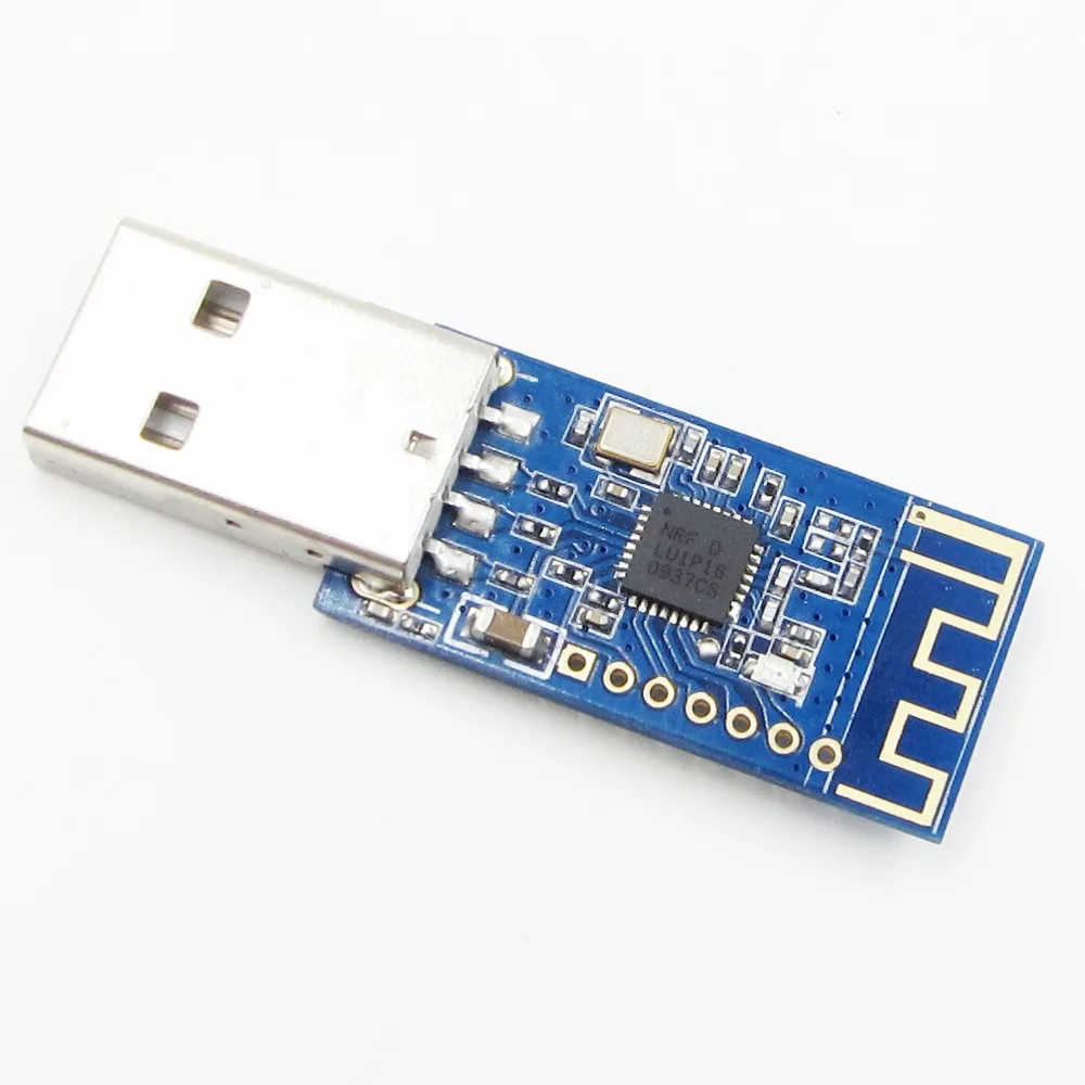 nRF24LU1 2.4GHz 1mW USB Wireless Data Transceiver Module 94dBm 100min