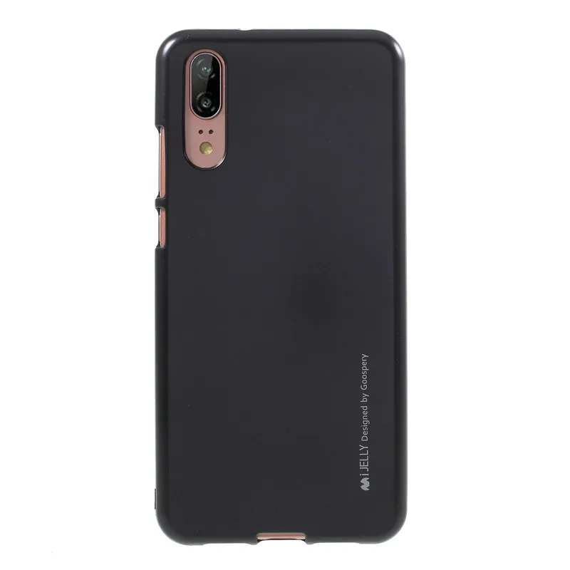Для huawei P20 чехол оригинальный MERCURY GOOSPERY я желе металлический ТПУ Гибкий Мобильный
