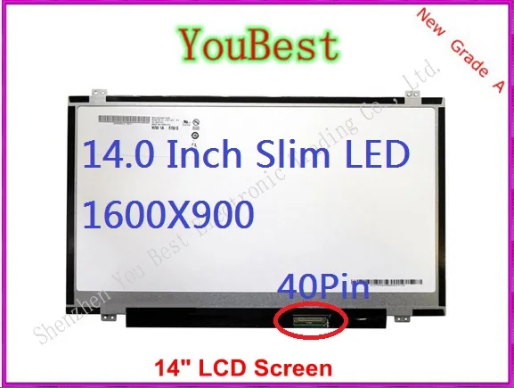 14.0&quot Laptop LCD Screen For SONY VAIO SVE14AA11W LED Display Slim 1600x900 | Компьютеры и офис