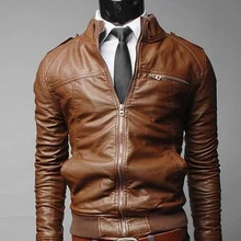 Новая мужская повседневная модная кожаная куртка мужская куртка Классическая Высококачественная мотоциклетная Мужская куртка джинсовая куртка M-3XL