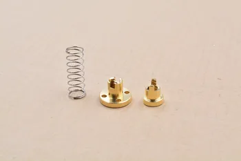 

T8 anti backlash spring loaded nut elimination gap nut for 8mm acme threaded rod lead screws DIY CNC 3D printer parts