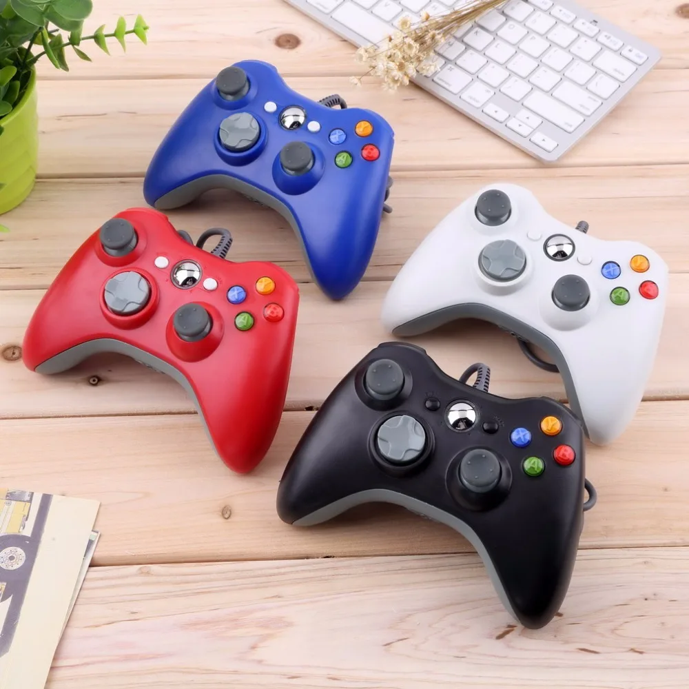 

USB Wired Joypad Gamepad white Controller For Microsoft for Xbox & Slim for 360 PC for Windows 7 Hot Worldwide