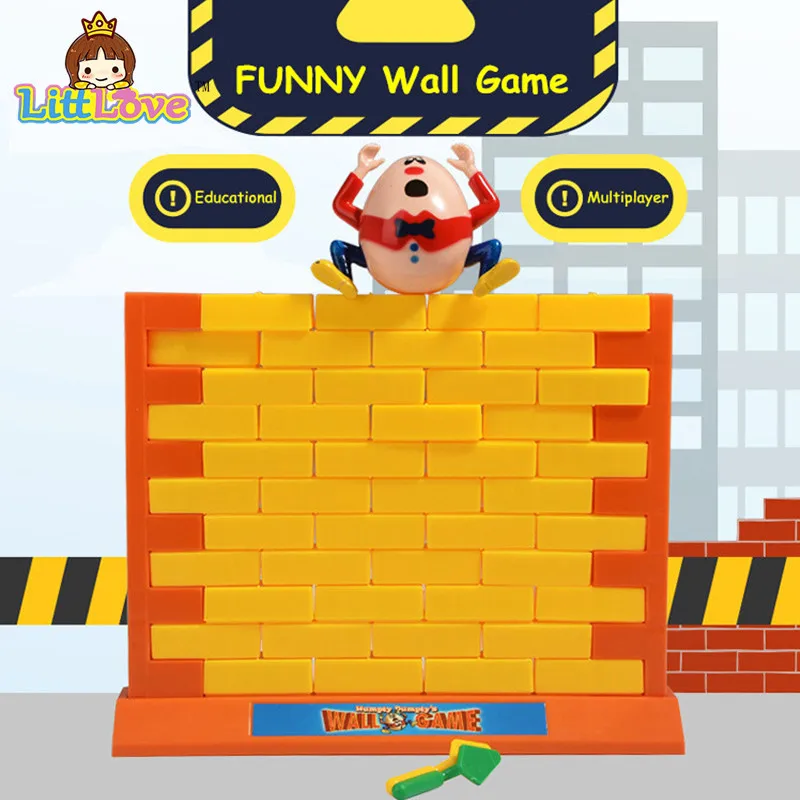 LittLove, забавные гаджеты, толкающая настенная настольная игра, сносить креативную стену, Шалтай-Болтай, игра для родителей и детей, Интерактивная игрушка