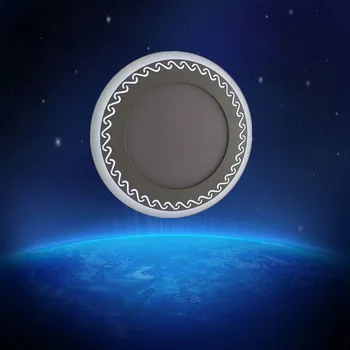 

2018 Double Color For Panel Lights Round Model 20pcs/lot 6w 9w 16w 24w Led Panel Lightsr Glass Front Good Effect