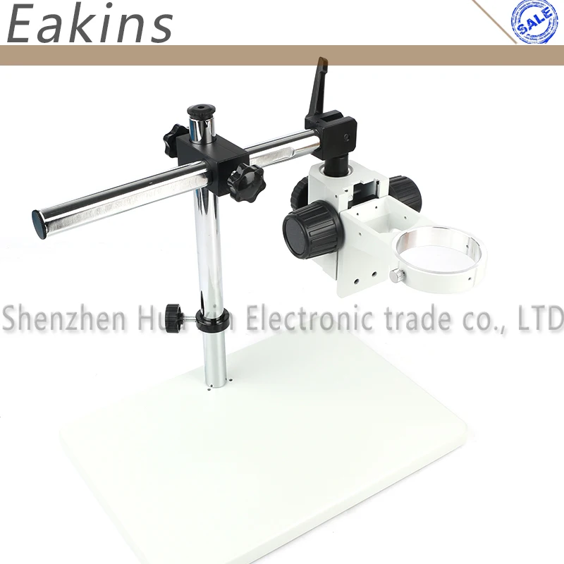  Large workbench Stereo Arm Table Stand A1 Metal Focus Arm Head 76mm Ring Holde for Binocular trinoc