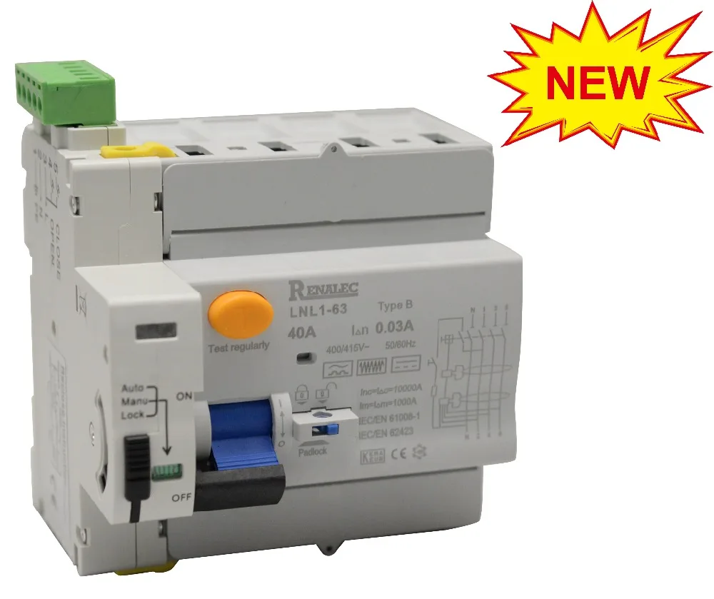

AUTO RECLOSER WITH RCCB LNRN3 B TYPE 10KA AUTOMATIC RECLOSING DEVICE