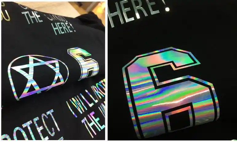 Free shipping 1 sheet 10"x20"/25cmx50cm Laser Heat Transfer Vinyl Hologram Rainbow PVC Press Tshirt Iron On HTV Film Free shipping 1 sheet 10"x20"/25cmx50cm Laser Heat Transfer Vinyl Hologram Rainbow PVC Press Tshirt Iron On HTV Film