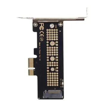 

CY Low Profile PCI-E 3.0 x4 Lane to M.2 NGFF M-Key SSD Nvme AHCI PCI Express Adapter Card