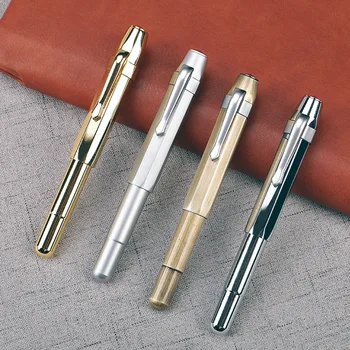 Copper Handmade Pen 0.5/1.0mm Metal Fountain Pen Art Nib School Student Office Calligraphy Gift Sign Pen Stationery Fountain Pen duke fountain pen calligraphy elbow art fountain pen calligraphy pen free shipping