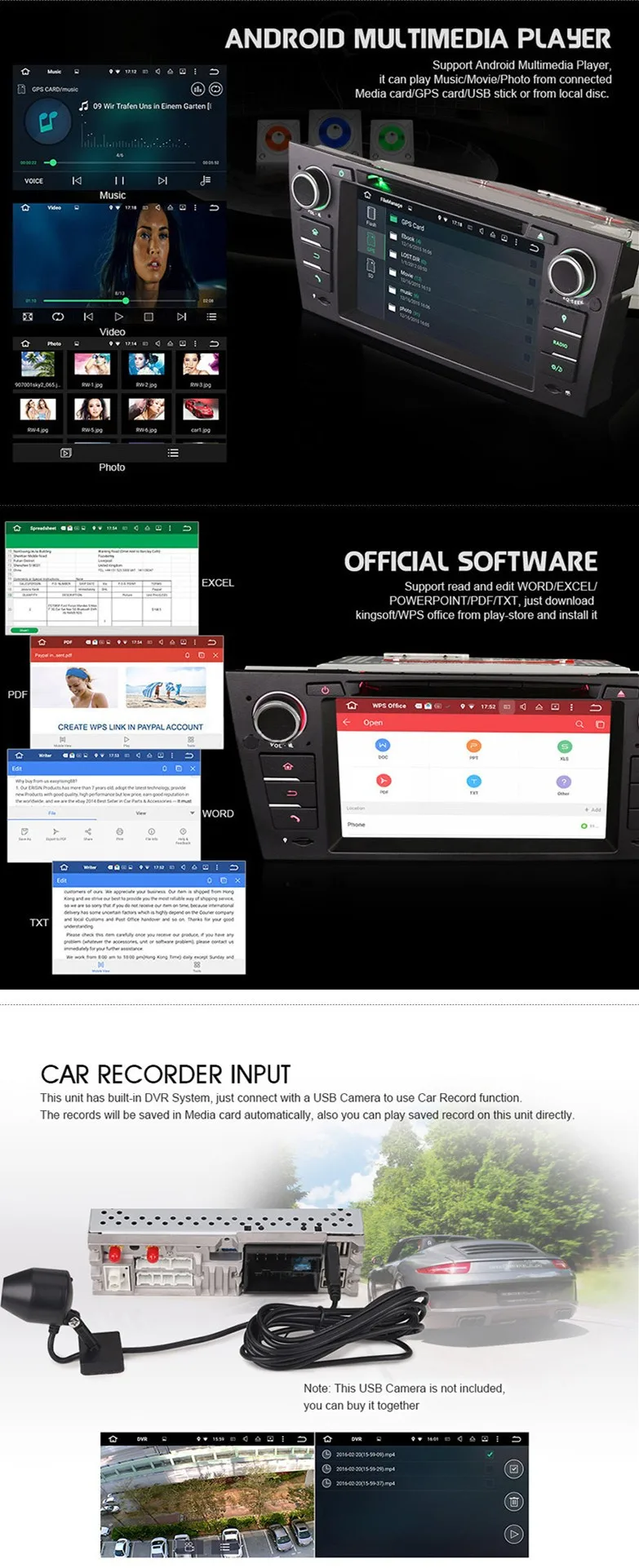 Discount 7" Quad Core Android 5.1.1 Car Stereo Audio Head Unit Headunit Autoradio for BMW 3 Series E90 E91 E92 E93 318 320 2005-2012 10