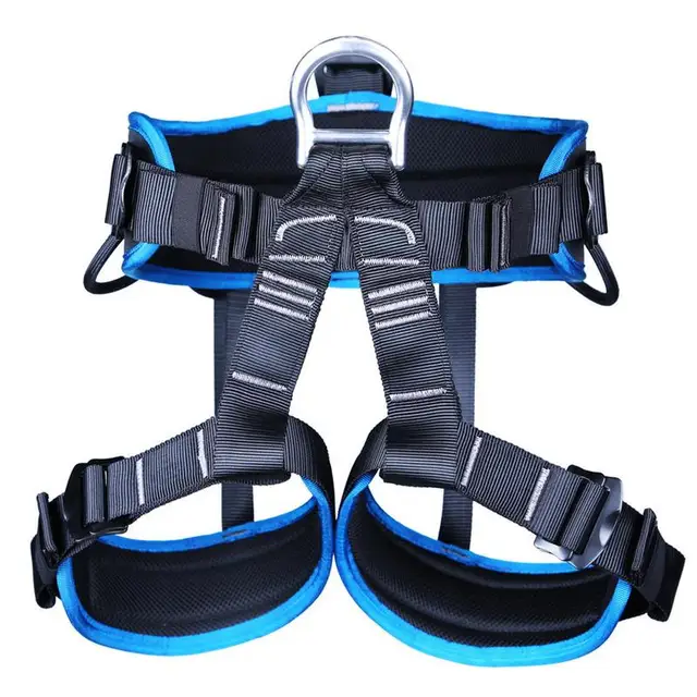 Outdoor Camping Hiking Harnesses Rock Climbing Rope Half Body Waist