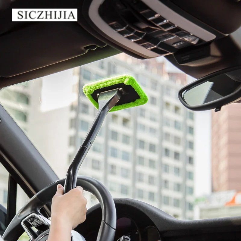 

Multi-purpose long handle windshield microfiber cleaning tool for Acura RLX CL EL CSX ILX MDX NSX RDX RL SLX TL TSX Vigor ZDX