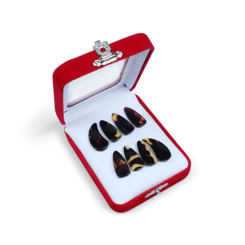 5X Set of Guzheng Picks Fingers Over The Strings Musical Instrument