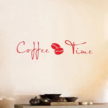 Coffee Wall Art Decal Sticker , vinyl coffee wall stickers for coffee shop or office decor 4
