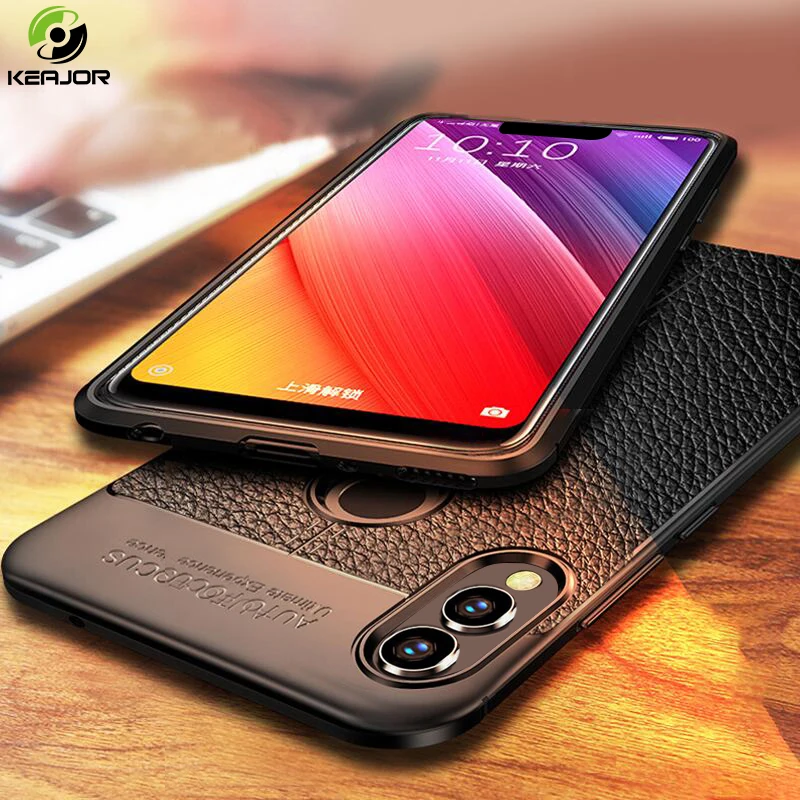 For Huawei Honor 8X case Silicone Skin texture back cover for Honor 8X