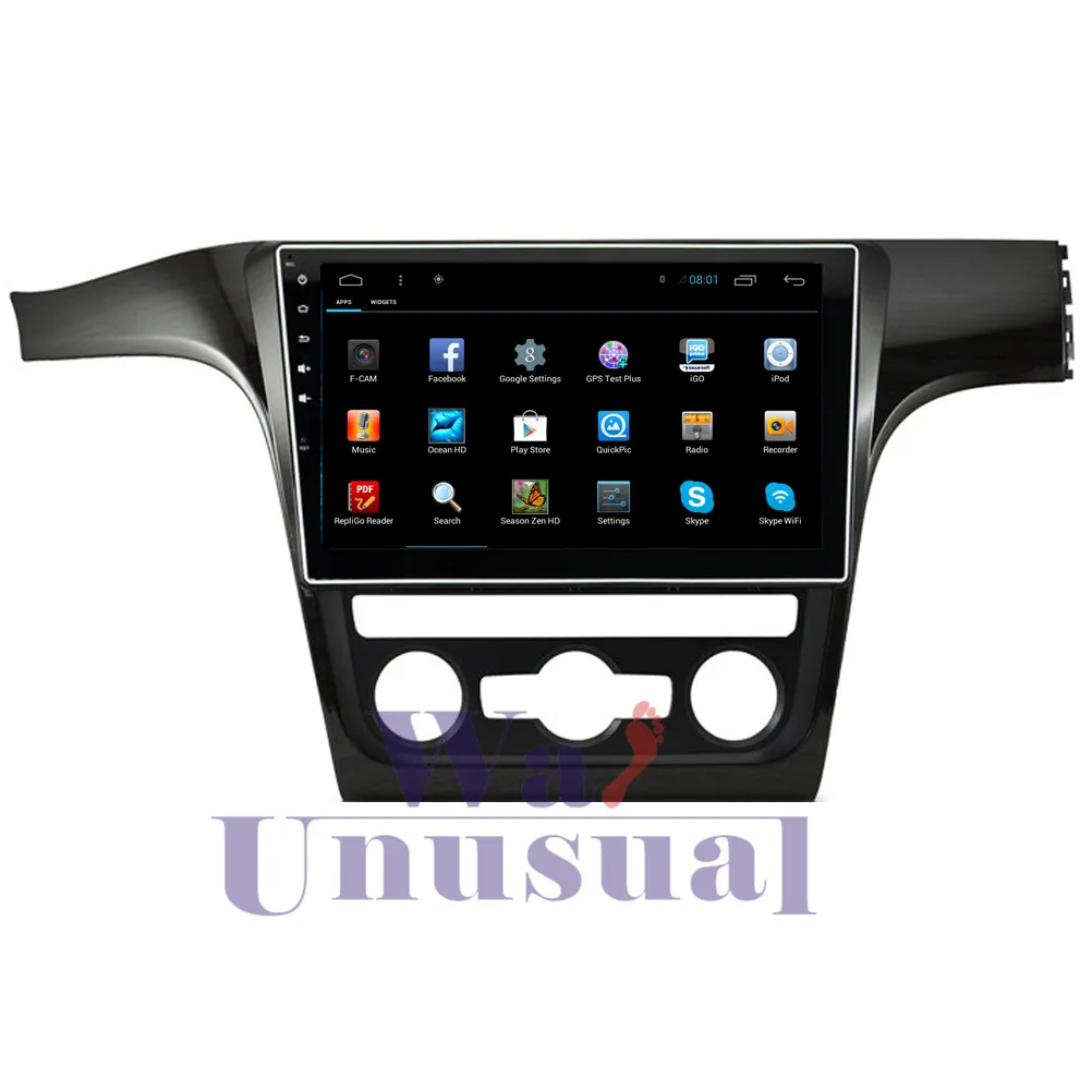 Cheap WANUSUAL 1024*600 10.2 Inch Quad Core 16G Android 6.0 GPS Navigation for VW Passat 2013 2014 2015 2016 2017 With BT 3G Wifi Maps 3