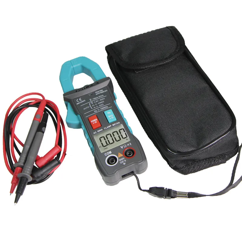 

ZOYI ZT-QB1 600A New Clamp Meter Multimeter Inrush Current True RMS Auto Ranging 4000 Counts Voltage NCV Resistance with Flashli