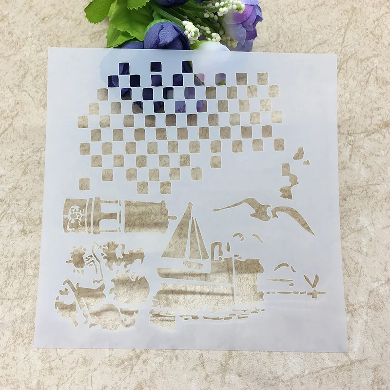 

1 Sheet Layering Stencils for DIY Scrapbooking/photo album Decorative Embossing DIY Paper Cards Crafts 05