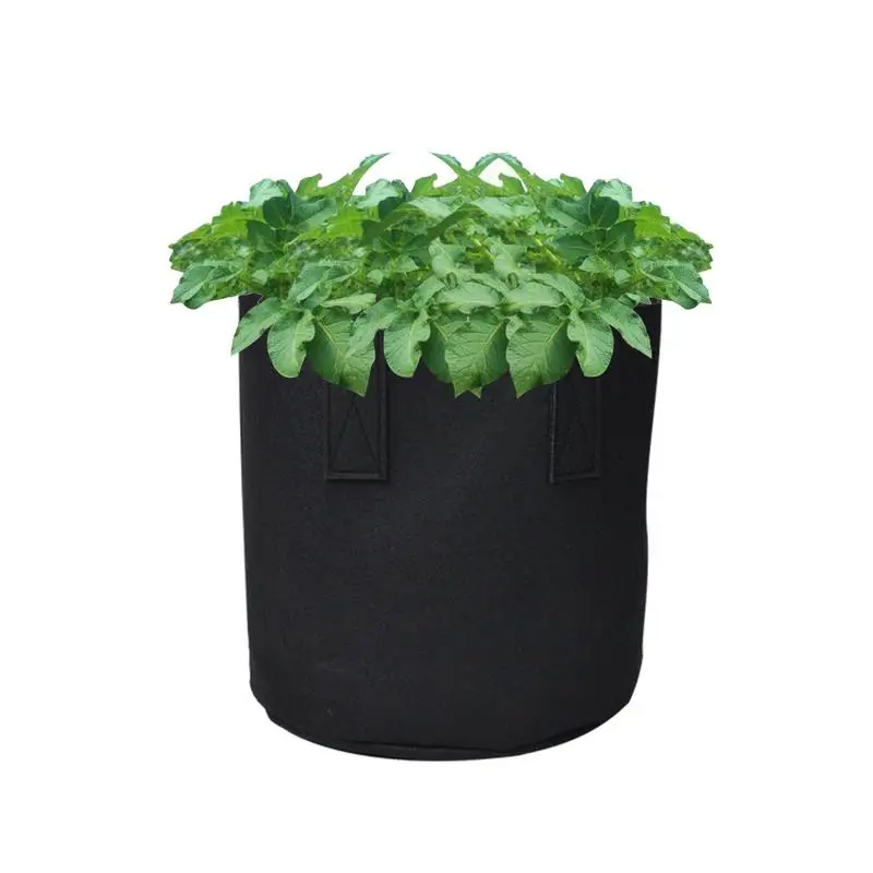 Garden tree planting bag waterproof durable green nursery nursery bag nutrition bowl flower pot planting thickened color