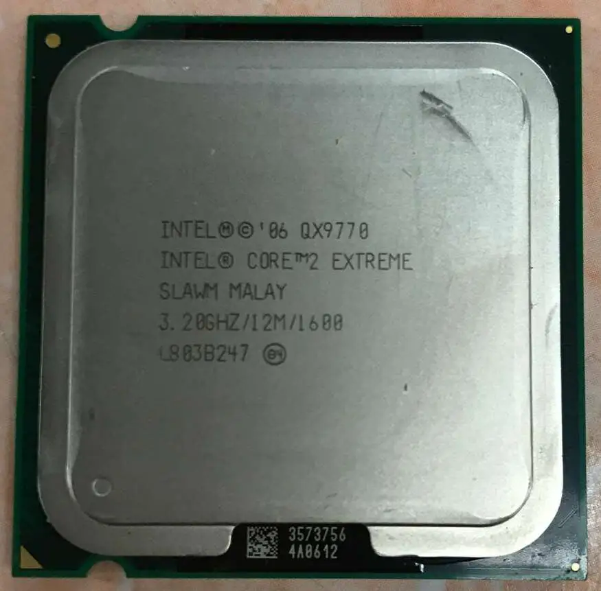 Intel Core 2 Extreme QX9770 (12 M Cache, 3.2 GHz, 1600 MHz FSB ...