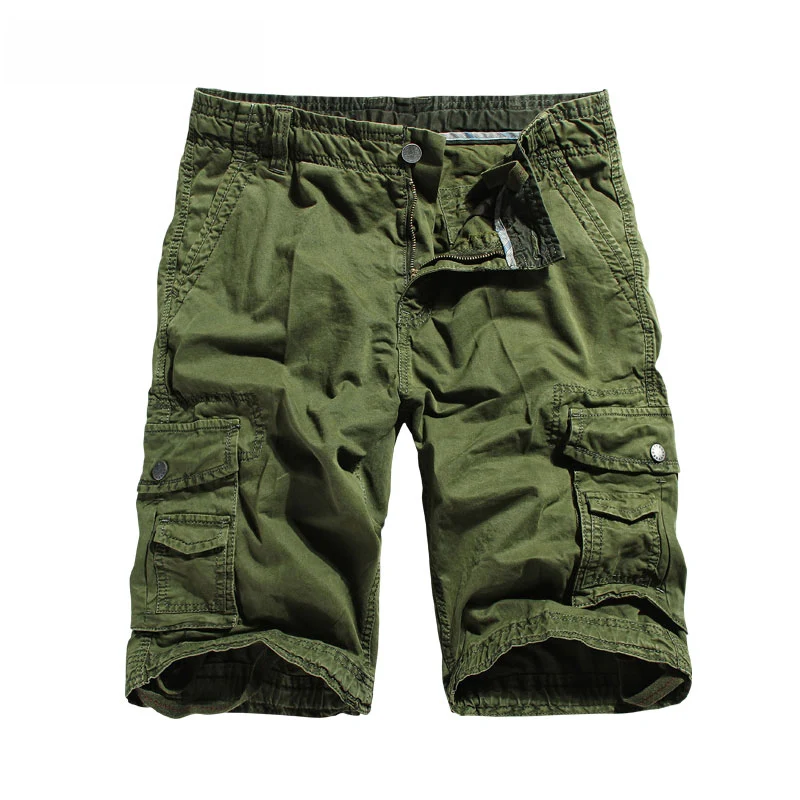 Прямая прямые накладные карманы шорты мужские пляжные шорты военные хлопковые брюки 29-40 JPDK16