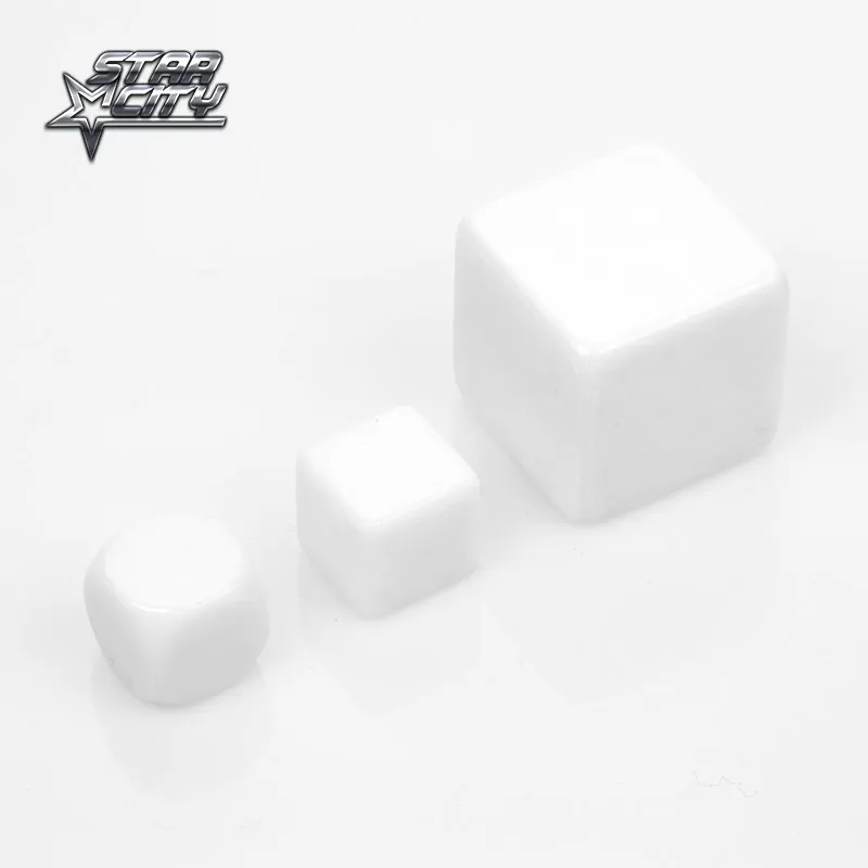 

3 pcs/bag 6-Sided Blank Dice Set for RPG Dungeons and Dragons MTG Board Game Dice