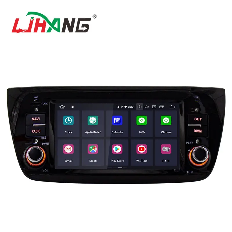 Sale LJHANG 1 Din Android 9.0 Car Radio Multimedia Player For FIAT DOBLO 2010-2016 GPS WIFI Auto Head Unit Video Audio Stereo USB IPS 1