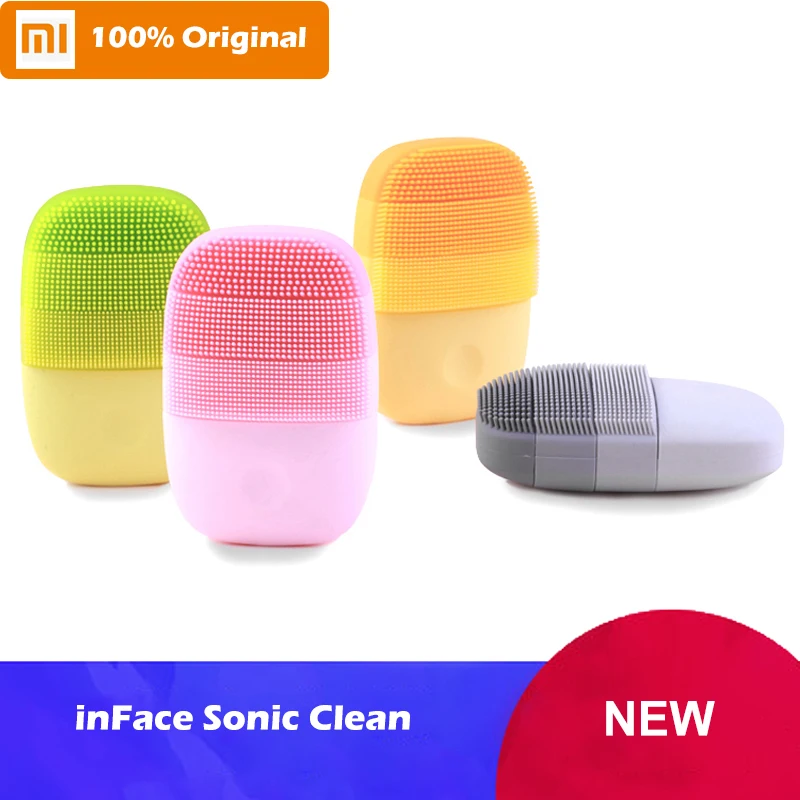 

Xiaomi inFace Electric Deep Facial Cleaning Massage Brush Sonic Small Cleansing Beauty Instrument IPX7 Waterproof Face Cleanser