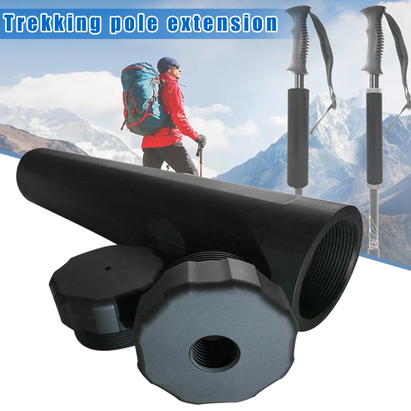 

Aluminum Black Lite C-Cell Storage Tube with End Caps 1/2x28 Hiking Pole ED-shipping