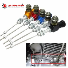 Alconstar- Motorcycle Hydraulic Clutch Master Cylinder Rod Brake Pump M10x1.25mm Aluminum for Honda for Yamaha 125-250cc Engine
