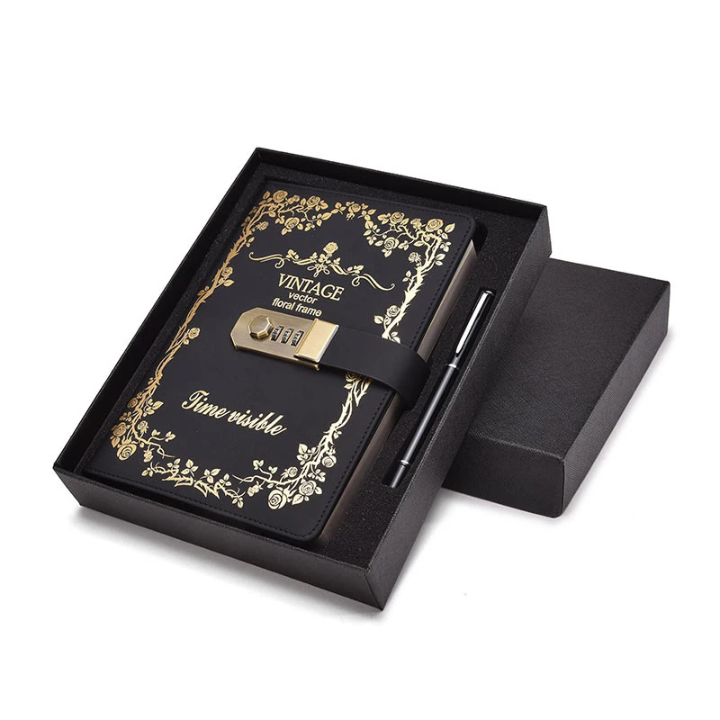 Retro Password Book Creative Student Diary Notebook Hand Book Stationery Pu leather journal Retro Password Book Creative Student Diary Notebook Hand Book Stationery Pu leather journal
