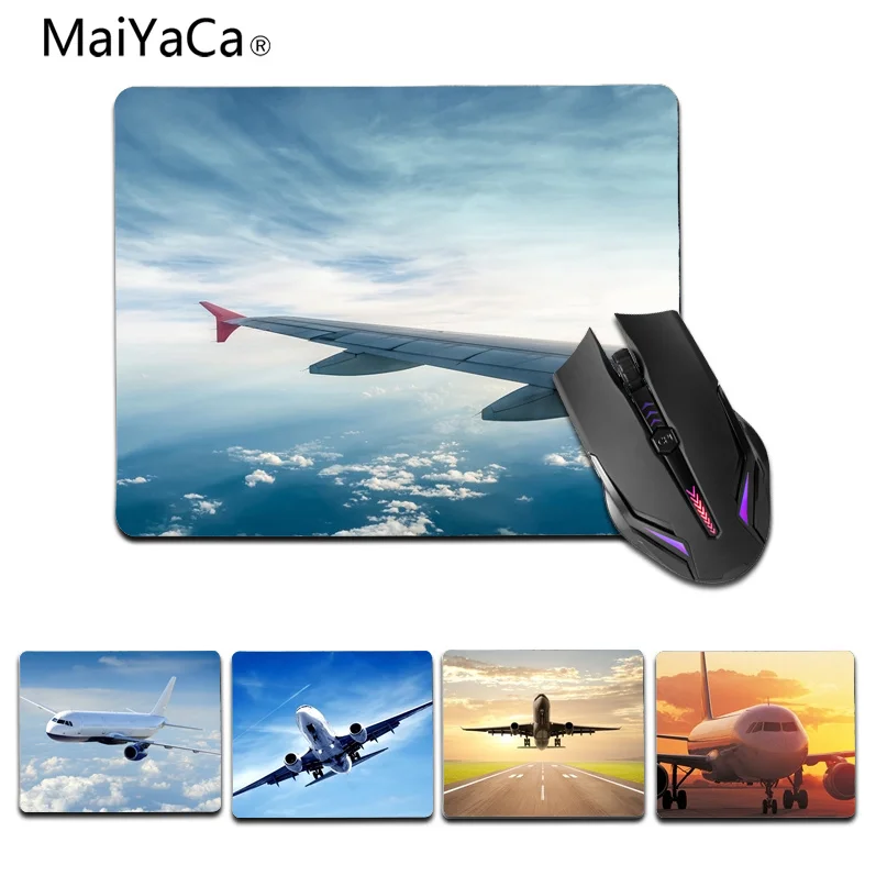 MaiYaCa Лидер продаж коврик для мыши ноутбука с крыльями самолета размер 18x22 см 25x29
