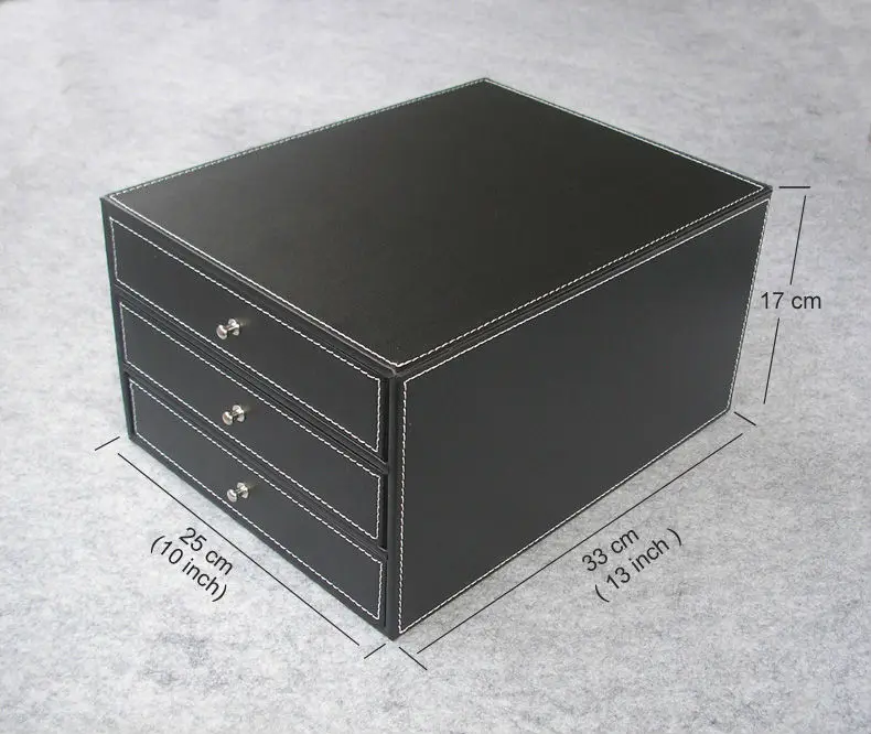 three drawer desk organizer