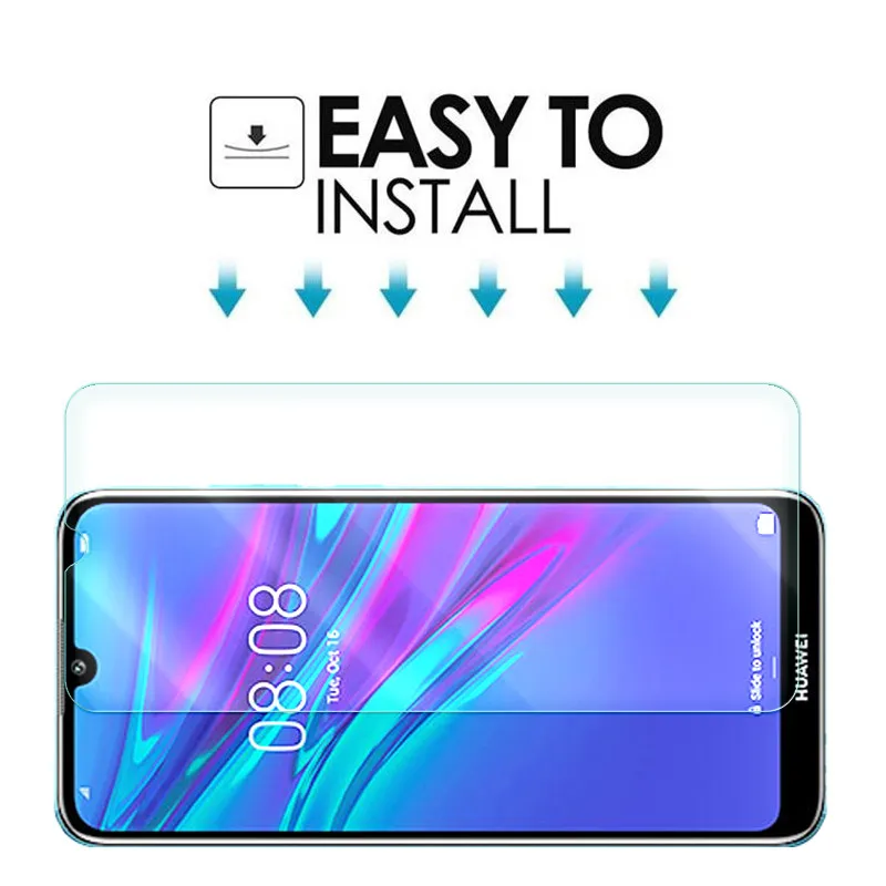 Защитное стекло закаленное для huawei y5 y6 y7 2019 y 5 6 7 5y 6y 7y y62019 y72019 y52019|Защитные стёкла и