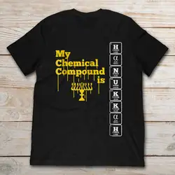 Возьмите бренд My Chemical Compound Is Hanukkah T-Shirt Мужская футболка с коротким рукавом