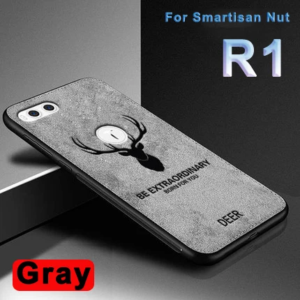 R1 Для Smartisan Nut 3 U3 Pro Pro2 Pro2s R1 чехол мягкий хлопковый чехол для Smartisan Nut Pro 2 Pro 2s Чехол из ткани+ ТПУ чехол для телефона - Цвет: R1