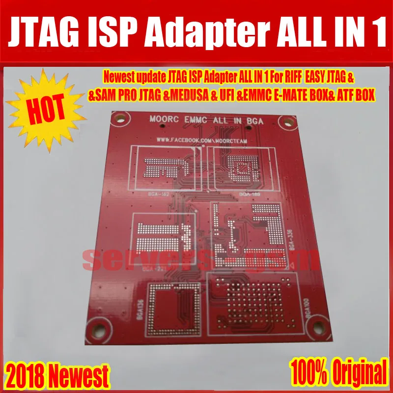 2019 новая версия 100% оригинал JTAG ISP адаптер Все в 1 для RIFF легкий JTAG SAM легкий JTAG Медуза EMMC E-MATE Advance Turbo Flasher программатор коробка Бесплатная