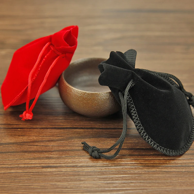 

2 Pcs Dice bag Jewelry Packing Velvet Bag Drawstring Bags & Pouches for Packing Gift Game Board Game