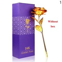 Украшение из фольги, розовая Золотая Роза, свадебное украшение, цветок, подарок на день Святого Валентина, Роза для влюбленных, искусственный цветок, Прямая поставка