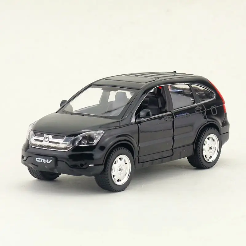 1:32/литая под давлением модель/Япония Honda CR-V(CRV) SUV/звук и светильник/обучающая игрушка автомобиль для детского подарка или коллекции/оттяните назад - Цвет: Черный