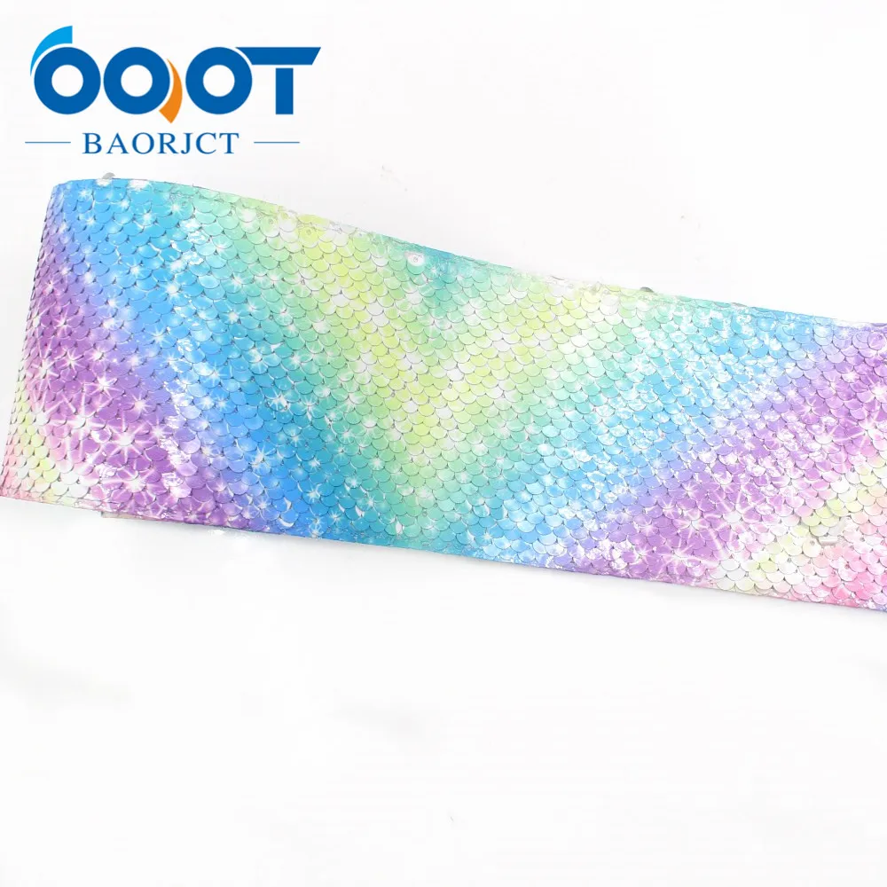 OOOT BAORJCT I-19410-905, печать блесток Блестящий мультфильм 3 ''ленты DIY банты аксессуары Свадебная вечеринка украшения 2y