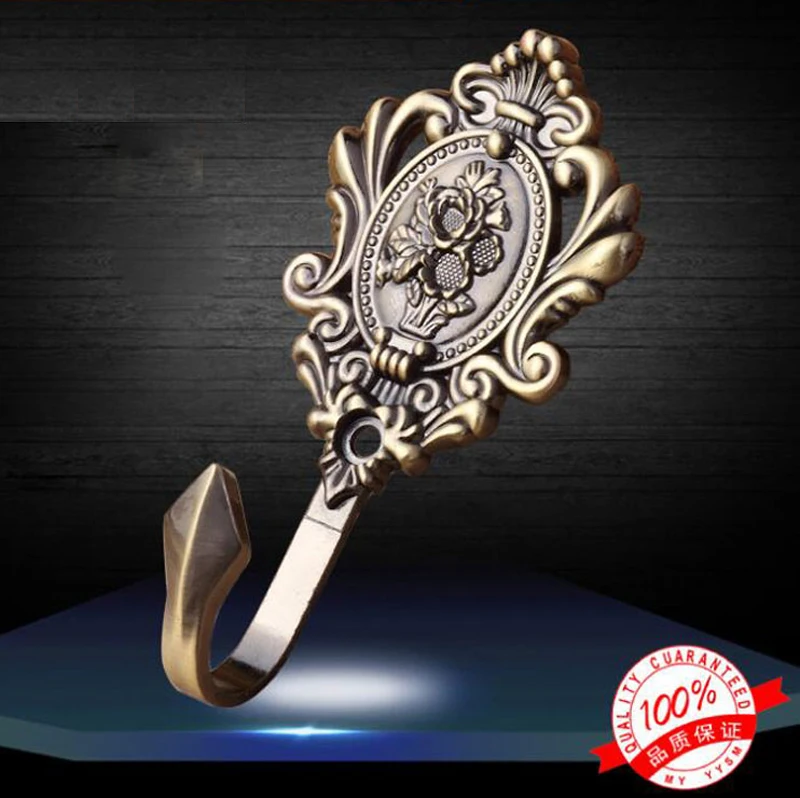 

High quality eco-friendly plated process unique design Znic alloy curtain hooks tiebacks holdbacks wall hooks can mixed order