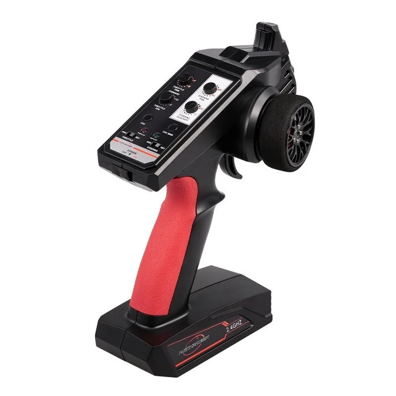 

High Quality AX6S 2.4G 4CH Transmitter Radio Remote Control with Receiver for RC Car Boats Speed Controllers