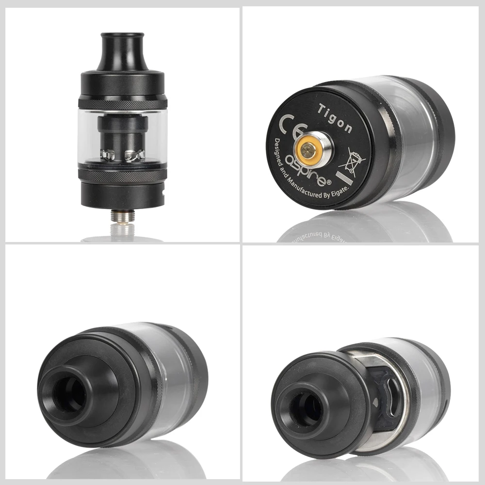 Aspire Tigon Kit 2600 мАч встроенный аккумулятор 3 5 мл Tank 0.4ohm Replecament Coil испаритель